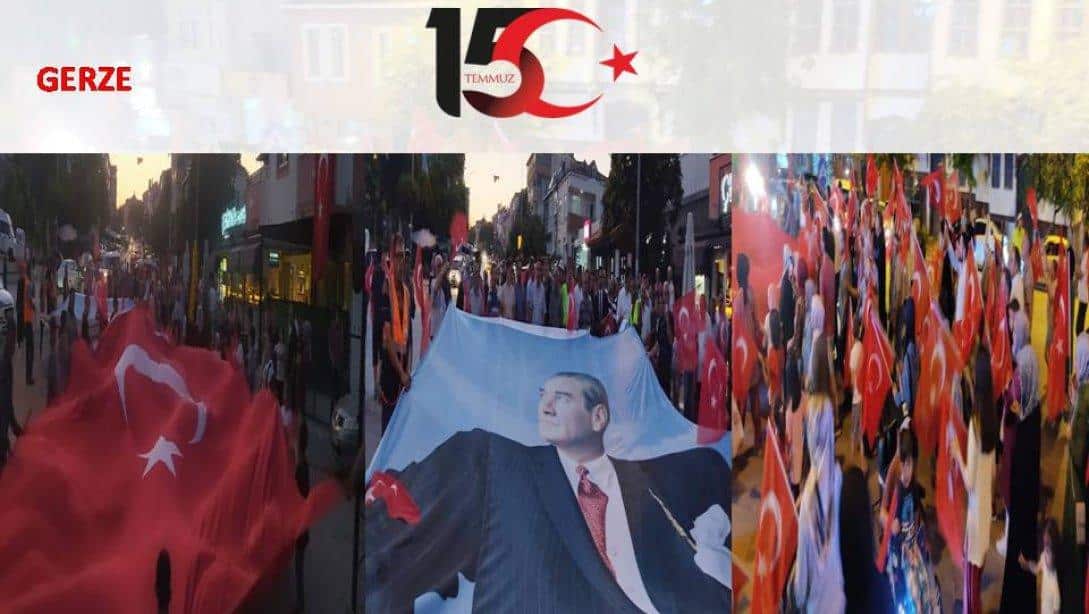 İLÇEMİZDE ''15 TEMMUZ DEMOKRASİ VE MİLLİ BİRLİK GÜNÜ'' İLÇE PROGRAMI, COŞKUYLA KUTLANDI.