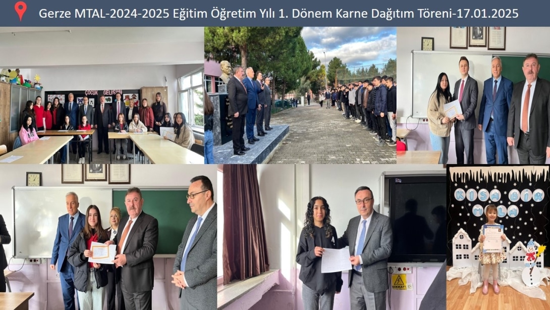 İLÇEMİZDE BUGÜN 4004 ÖĞRENCİ VE 348 ÖĞRETMENİMİZ YARIYIL TATİLİNE GİRDİ.