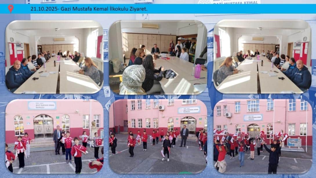 İLÇE MİLLİ EĞİTİM MÜDÜRÜMÜZ SN YILMAZ CEYLAN, BUGÜN GERZE GAZİ MUSTAFA KEMAL İLKOKULUMUZU ZİYARET ETTİLER.