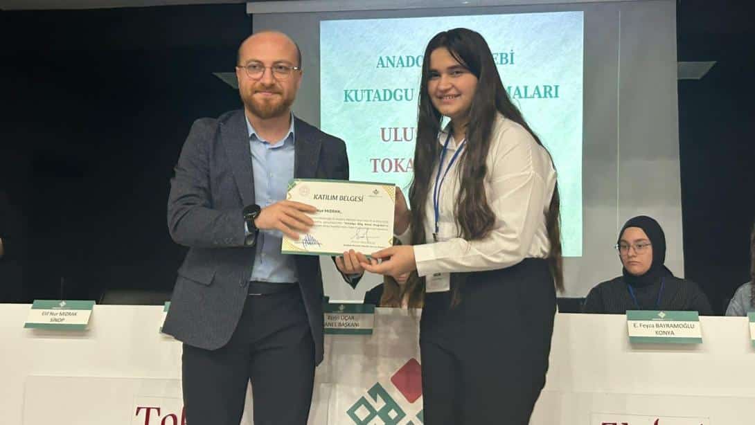 ANADOLU MEKTEBİ ULUSLAR ARASI KUTADGU BİLİG BÖLGE PANELİ TOKAT'TA GERÇEKLEŞTİ